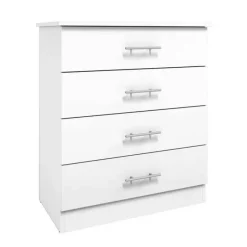 SUA-V Twin Bed with 3-Drawer Storage, Headboard and Dresser (39