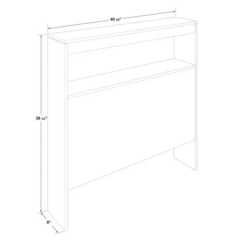 SUA-V Twin Bed with 3-Drawer Storage, Headboard and Dresser (39")