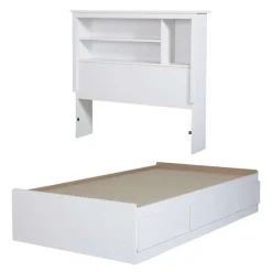 Meubles South Shore Twin Bed with 3-Drawer Storage and Headboard (39") - South Shore