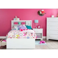 Meubles South Shore Twin Bed with 3-Drawer Storage and Headboard (39") - South Shore