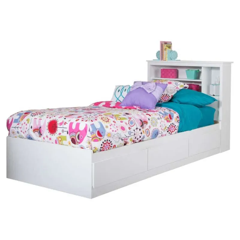 Meubles South Shore Twin Bed with 3-Drawer Storage and Headboard (39") - South Shore