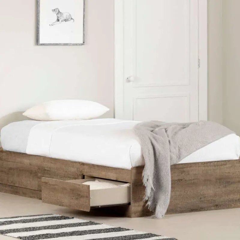 Meubles South Shore Twin Bed With 3-Drawer Storage (39") - South Shore