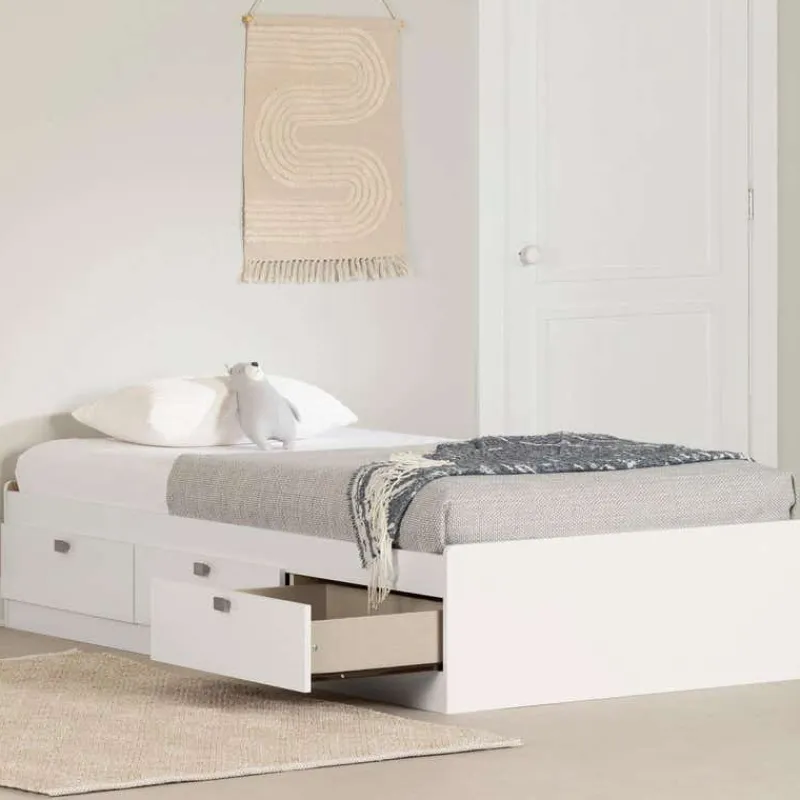 Meubles South Shore Twin Bed with 3-Drawer Storage (39'') - South Shore