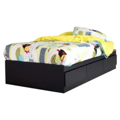 Meubles South Shore Twin Bed With 3-Drawer Storage (39