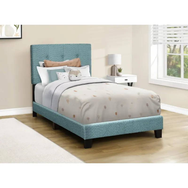 Monarch Twin Fabric Bed with Headboard (39")