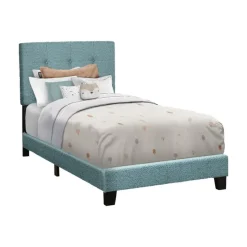 Monarch Twin Fabric Bed with Headboard (39