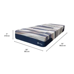 ZedBed Twin Firm Mattress with Pocket Coils - 39
