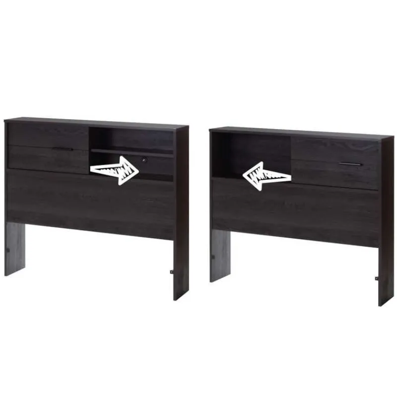Meubles South Shore Twin Headboard With Storage - South Shore
