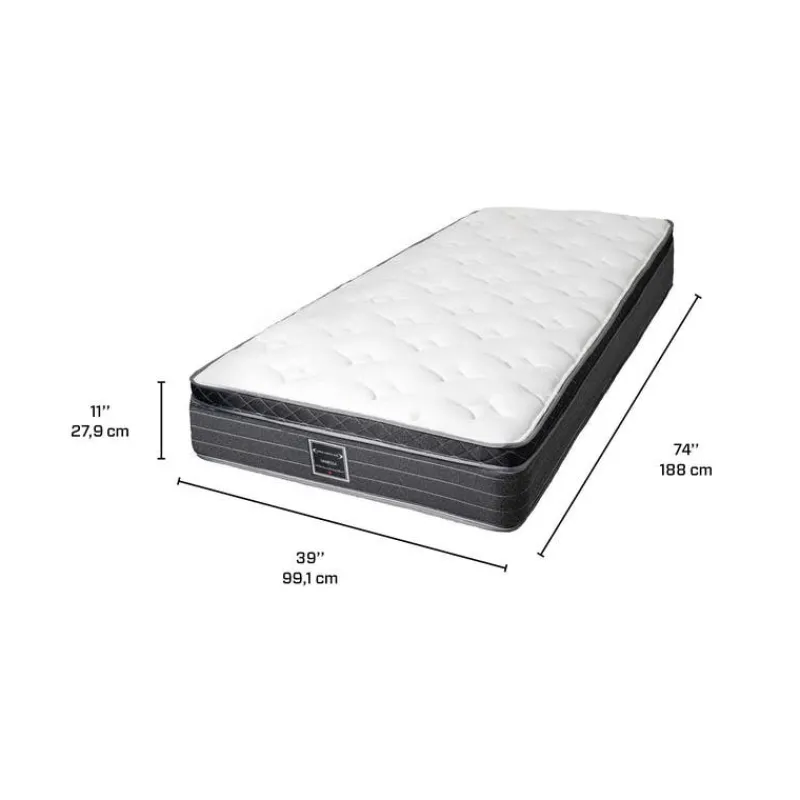 Dreamstar Twin Medium-Firm Mattress with Springs - 39"