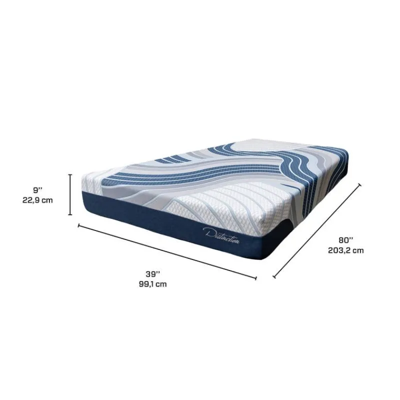 ZedBed Twin XL Medium-Firm Hybrid Mattress-in-a-Box - 39" x 80"