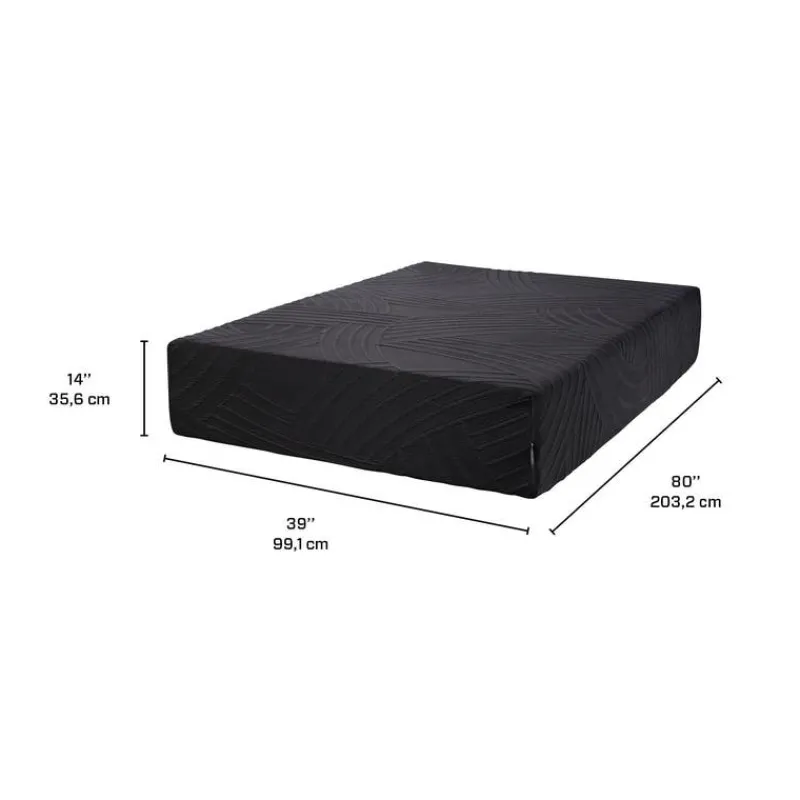 Dreamstar Twin XL Medium-Firm Memory Foam Mattress-in-a-Box - 39" x 80"