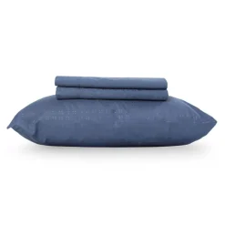 Twin XL Microfibre Bed Sheet Set - Blue