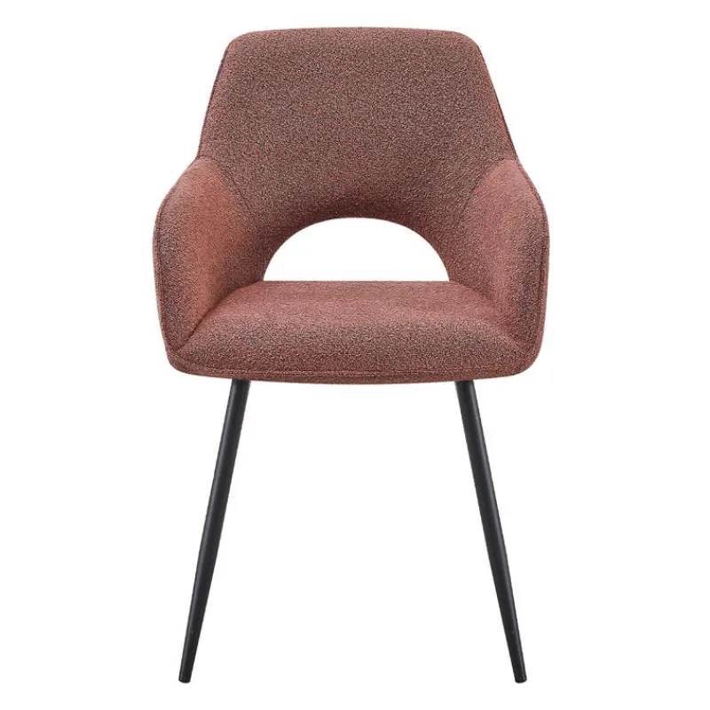 Upholstered Chairs (Set of 2) - Rust