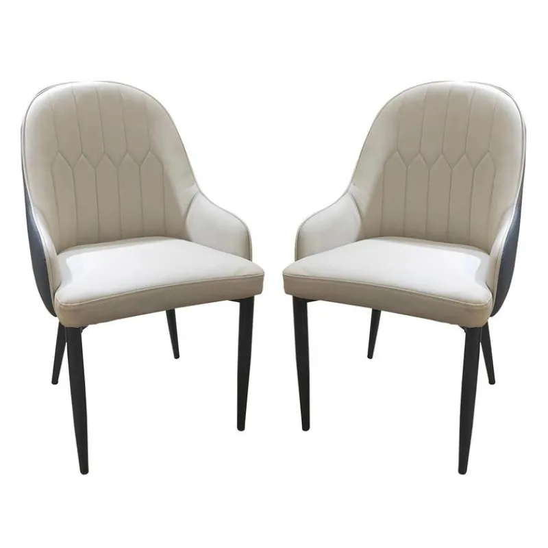 Upholstered Chairs (Set of 2) - and Blue-Grey