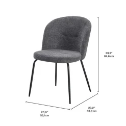 Upholstered Chairs (Set of 2) - Grey