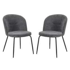 Upholstered Chairs (Set of 2) - Grey
