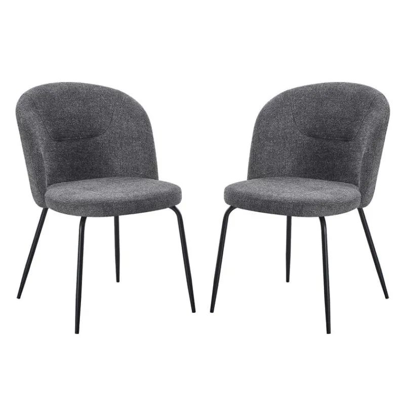 Upholstered Chairs (Set of 2) - Grey