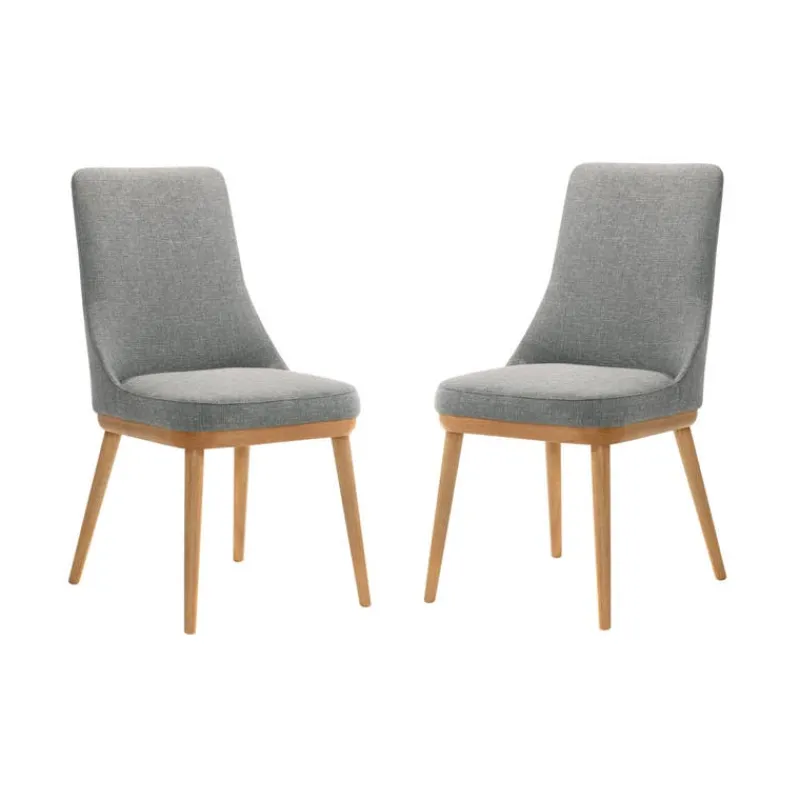 Upholstered Chairs (Set of 2) - Grey