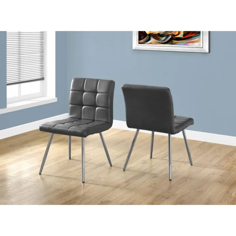Monarch Upholstered Chairs (Set of 2) - -