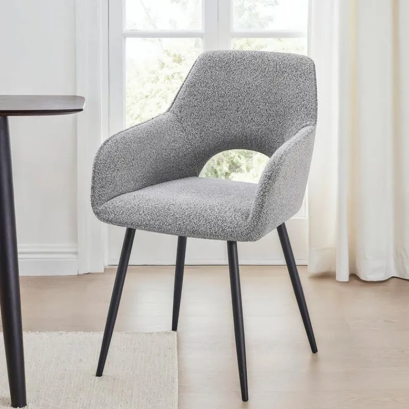 Upholstered Chairs (Set of 2) - Grey