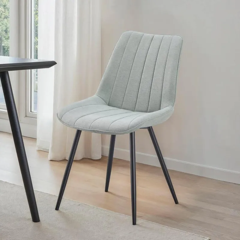 Upholstered Chairs (Set of 2) - Grey
