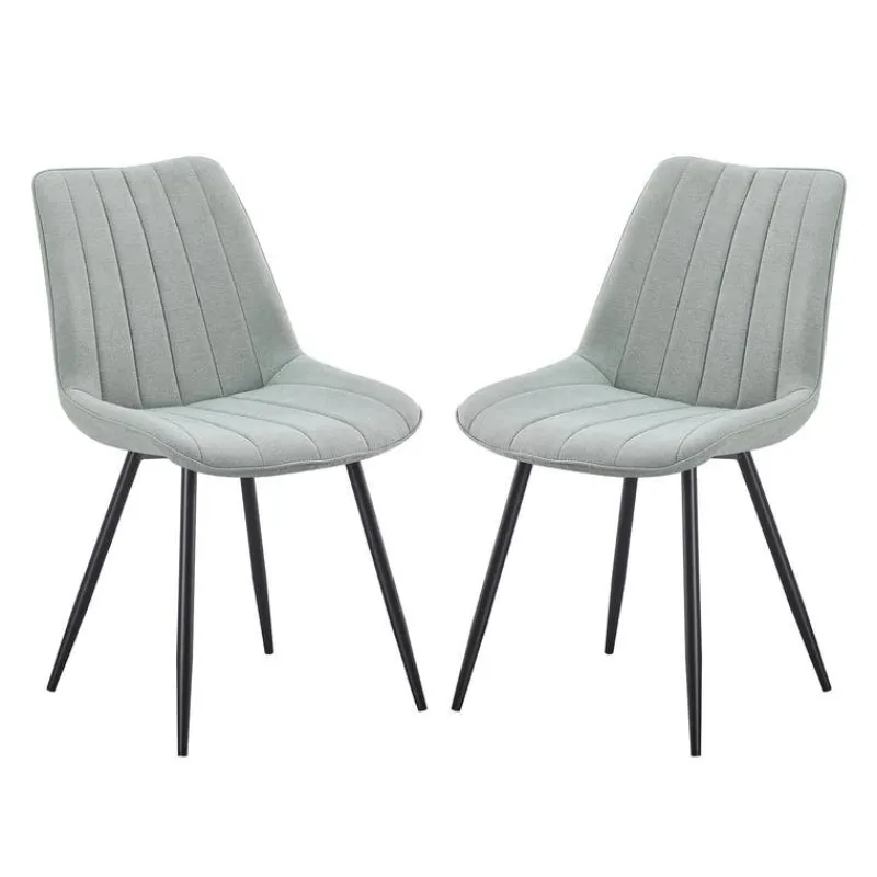 Upholstered Chairs (Set of 2) - Grey