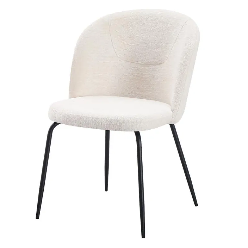 Upholstered Chairs (Set of 2) - Cream