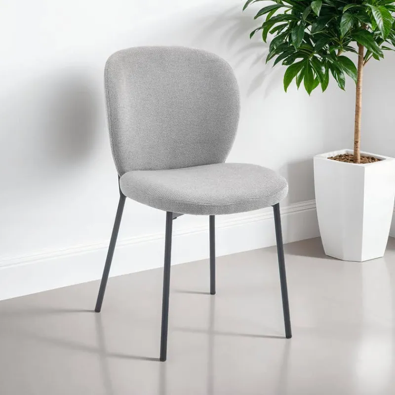 Upholstered Chairs (Set of 2) - Grey