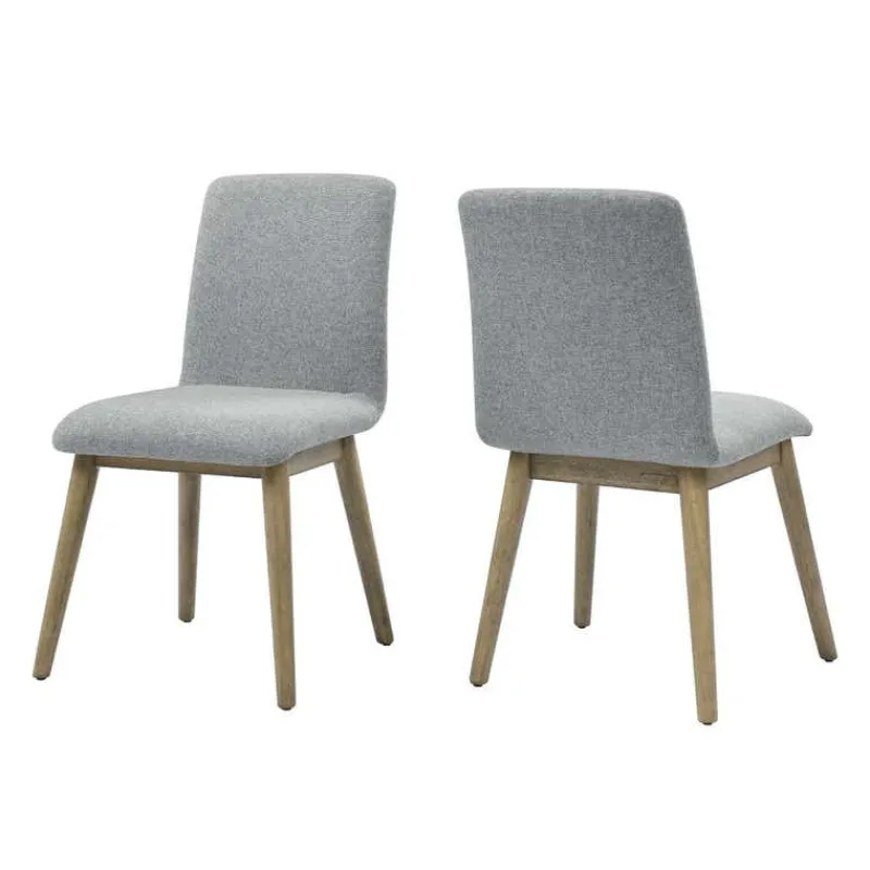 Upholstered Chairs (Set of 2) - Grey