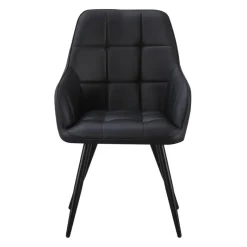 Upholstered Chairs with Armrests (Set of 2) -