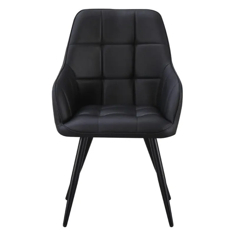 Upholstered Chairs with Armrests (Set of 2) -