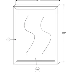 Monarch Wall mirror -