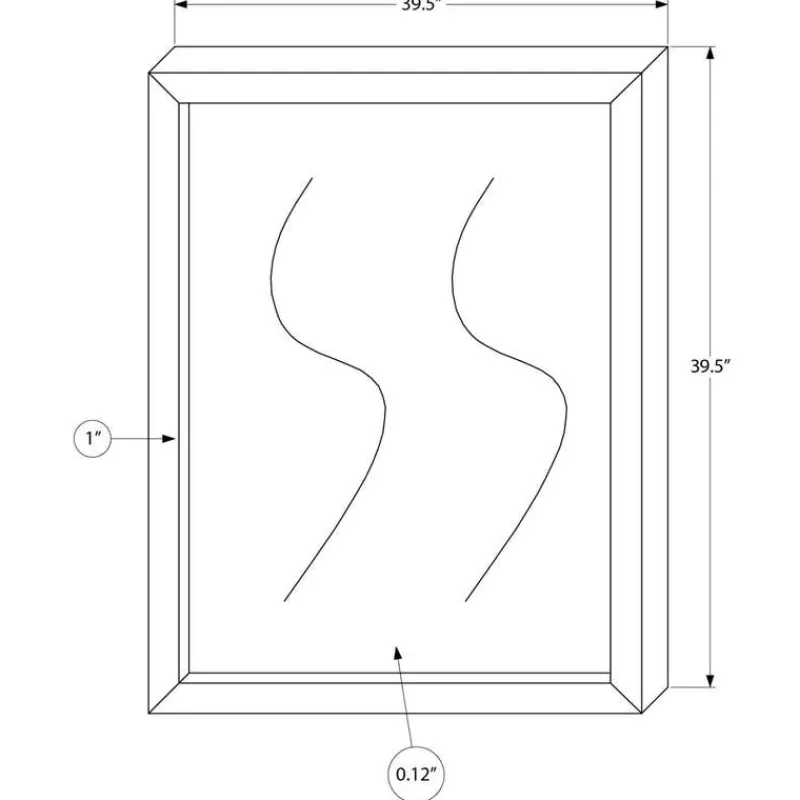 Monarch Wall mirror -