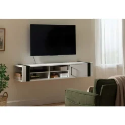 Meubles South Shore Wall Mounted Media Console - South Shore