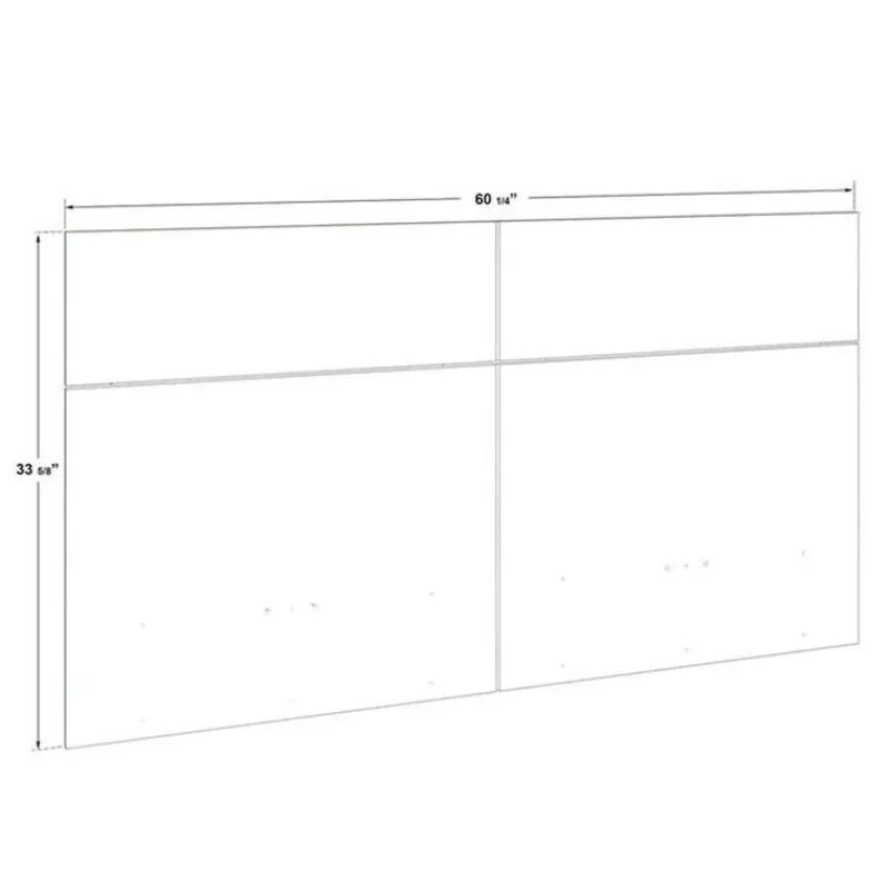 SUA-V Wall Units with 2 Integrated Nightstands for Queen Beds -