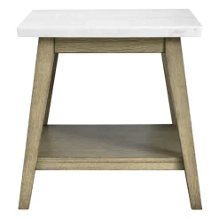 White Marble Top Side Table