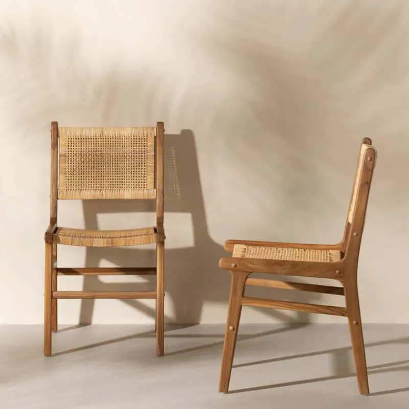 Meubles South Shore Woven Rope Chairs (Set of 2) - Natural