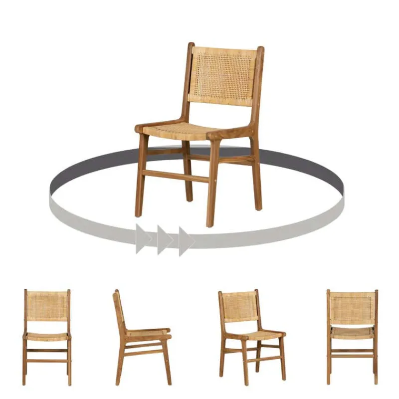 Meubles South Shore Woven Rope Chairs (Set of 2) - Natural