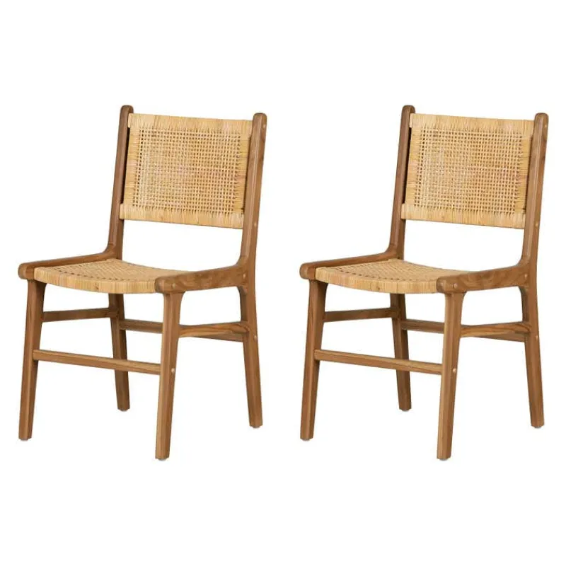 Meubles South Shore Woven Rope Chairs (Set of 2) - Natural